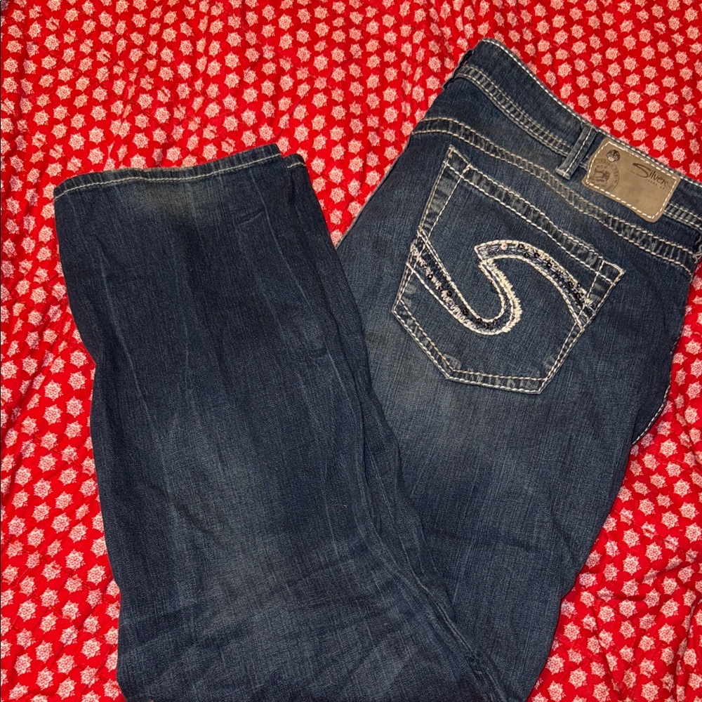 Silver jeans